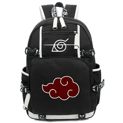 Anime Naruto Rucksack für Teenager, Jungen, Mädchen, Schulrucksack, Schüler, Schultasche, Männer und Frauen, Freizeit, USB-Reisetaschen, Rucksack