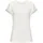 LASCANA Kurzarmshirt "mit glitzernem Strass-Design am Arm", Damen, Gr. 48/50, beige (creme), Single Jersey, Obermaterial: 100% Baumwolle, unifarben, figurumspielend, Rundhals, Shirts, aus luftiger Baumwoll-Qualität