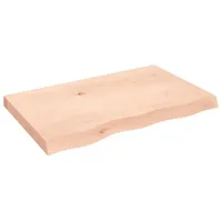 VidaXL Waschtischplatte, 80x50x(2-6) cm Massivholz Unbehandelt