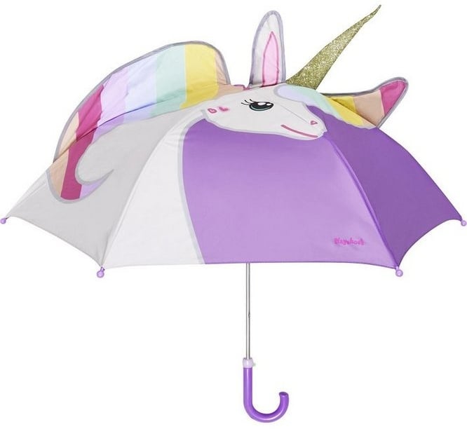 Playshoes Stockregenschirm Regenschirm Einhorn