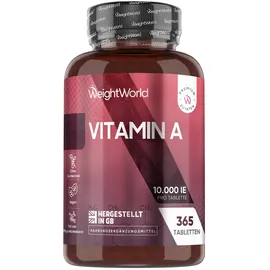 WeightWorld Vitamin A Tabletten 365 St.