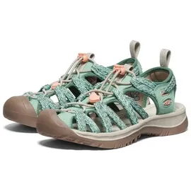 Keen Whisper Sandalen, Grün Granite Green Peach Parfait, 40.5 EU - 37 EU