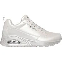 SKECHERS Uno Galactic Gal Off White Duraleather / Jersey 37