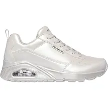 SKECHERS Uno Galactic Gal Off White Duraleather / Jersey 37