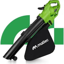 Maltec Laubbläser Laubsauger mit Schredder 3500 W