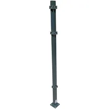 PEDDY SHIELD Zaunpfosten 4 x 110 cm Grau/Stahl