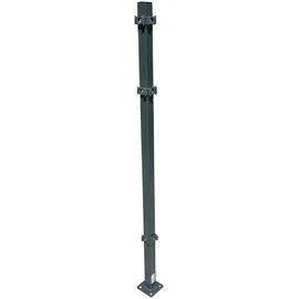 PEDDY SHIELD Zaunpfosten 4 x 110 cm Grau/Stahl
