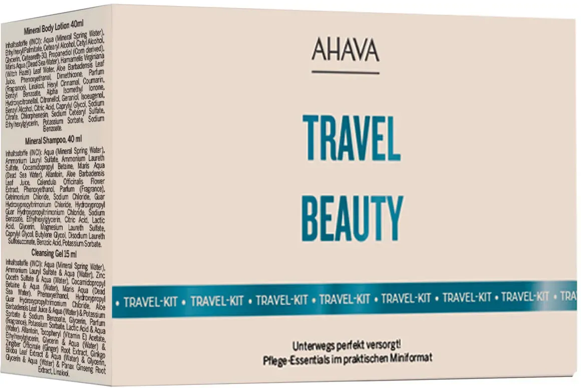 AHAVA Travel Beauty Travel Kit
