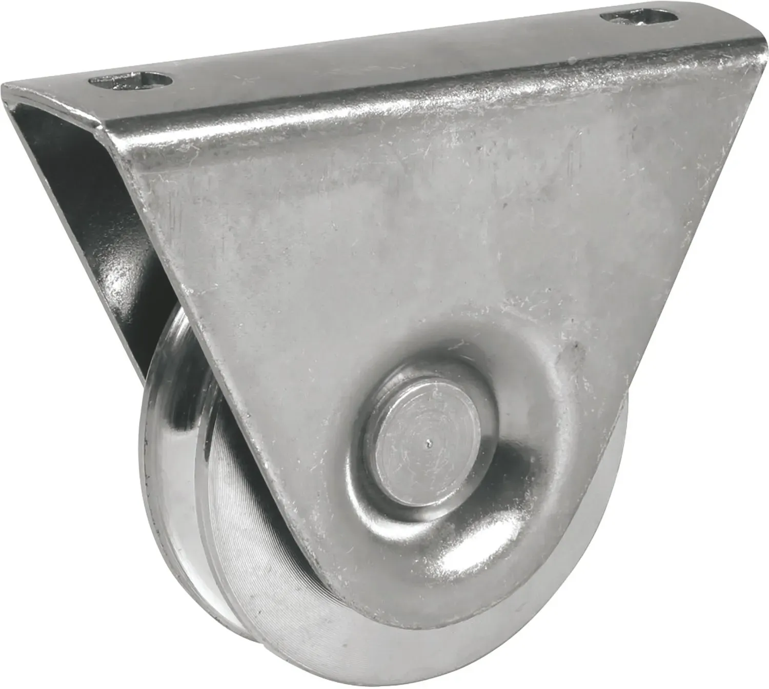 IBFM Schiebetorrolle mit Auflager 386, Ø 80mm, V-Nut, Stahl verzinkt