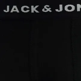 JACK & JONES Huey Boxershorts 5 Einheiten Black / Detail Black / Black / Black / Black 4XL
