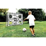 Hudora Fußballtor »TAKTIK«, BxLxH: 76x213x152 cm, mit Torwand schwarz