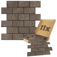 Dalsys Wandpaneel Dalsys Braun 11 St. 30,1 x 26,4