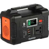 Tragbare Powerstation - Solargenerator - 151 Wh 200 W - 40800 mAh Li‐ion - 3 Ladearten - Für Zuhause & Elektro‐Werkzeuge