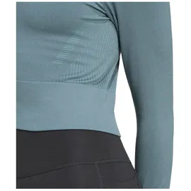 adidas Workout Essentials Knit Reißverschlusspullover - Preloved Teal - M