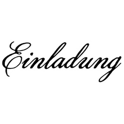 Stempel Einladung III