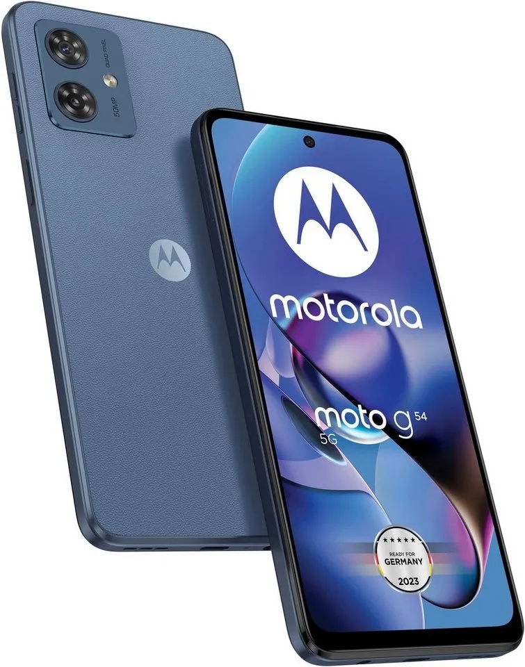 Motorola MOTOROLA moto g54 Smartphone (16,51 cm/6,5 Zoll, 256 GB Speicherplatz, 50 MP Kamera) blau