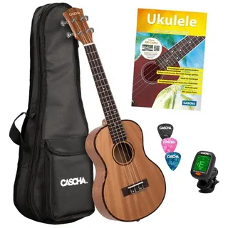 Cascha 2049 Premium Mahagoni Tenor Ukulele Bundle