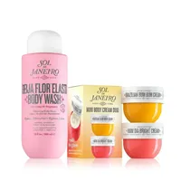 Sol de Janeiro Körperpflegemittel Sol de Janeiro Beija Flor Body Wash und Mini Body Cream Pflege Duo, Körperpflege Duo für verwöhnende Reinigung und Feuchtigkeit weiß