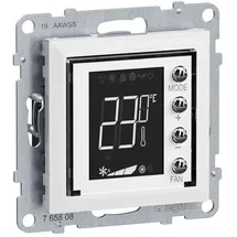 Legrand Seano MyHome Thermostat mit beleuchtetem Display und Temperatursensor Ultraweiß
