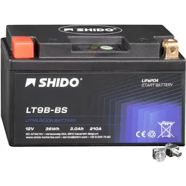 SHIDO Lithium LT9B-BS 12V, 3Ah (YT9B-BS)