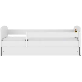 raumhirsch furniture Kinderbett 80 x 180 cm Holzwerkstoff weiß