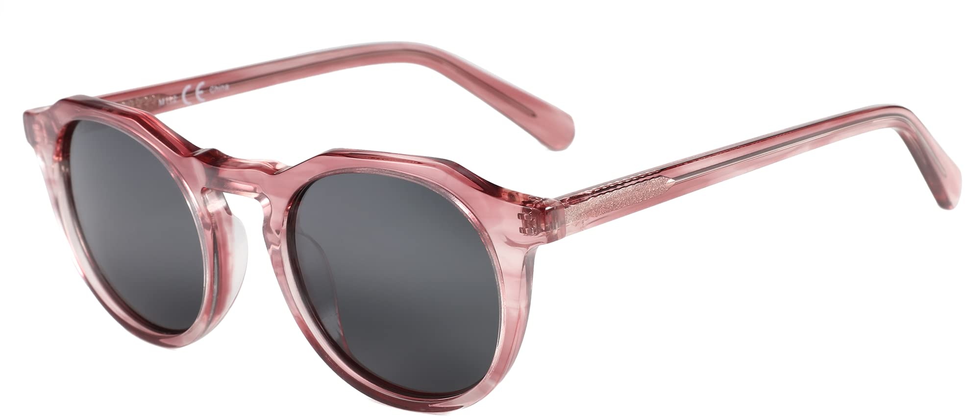 ZENOTTIC Vintage Polarisierte Sonnenbrille für Herren und Damen Retro Rund mit UV400 Schutz - Einheitsgröße