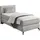 Jockenhöfer Boxspringbett Alinas, mit Topper", und Zierkissen, in unterschiedliche Farbvarianten und Breiten lieferbar, grau