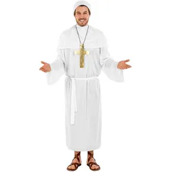 tectake® Herrenkostüm Papst Johannes