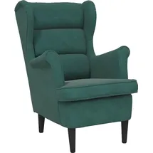 vidaXL Sessel Dunkelgrün Samt