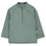 Sterntaler Badeshirt langarm uni in mattgrün, mattgrün