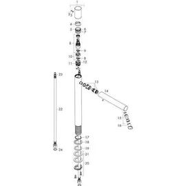 Hansgrohe Axor Uno Einhandmischer Polished Black Chrome
