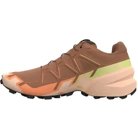 Salomon Speedcross 6 Gore-Tex Damen Pecan Brown/Almond Cream/Sunny Lime 44