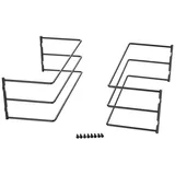 SOTech Backblechhalter für 3 Backbleche (364 x 140 x 125 mm, Schwarz-chrom, für 600 mm Korpusbreite) Backrosthalter - Ordnung leicht gemacht