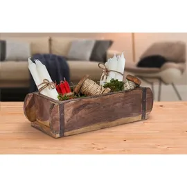 Marrakesch Orient & Mediterran Interior Marrakesch Aufbewahrungsbox 32 cm 4-tlg. Braun