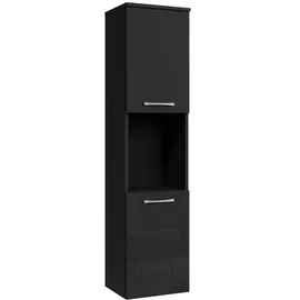Badplaats Montreal Badezimmerschrank 30 x 131 x 30 cm Schwarz