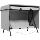 Outsunny Abdeckplane - 215Lx155Wx150Hcm - Grau 215 x 155 x 150 cm