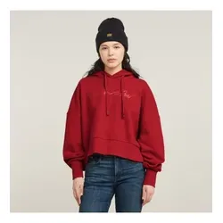 G-Star für Damen. D25168-D562-1828 Sweatshirt G-Schrift ovs rot (M), Lässig, Bio-Baumwolle, Nachhaltig