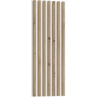 Forte Wandregal 44,9 x 3 x 120 cm Beige/Weiß