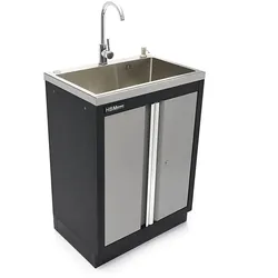 HBM Waschbecken mit Wasserhahn für Werkstattausrüstung