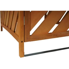 Mendler Mülltonnenverkleidung HWC-J44 120 x 68 x 98 cm braun