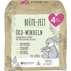 Blüte-Zeit Öko-Windeln Größe 4 Maxi 8-14KG 28ST