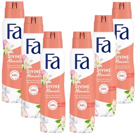 Fa Divine Moments Deo Spray 48h stoppt Bakterien 0% Aluminiumsalze