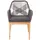 Proregal Gartenstuhl 85 x 58 x 59 cm grau 1 St.