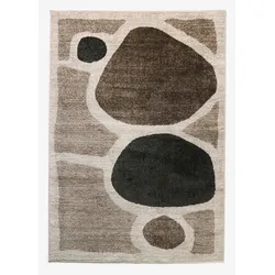 bonprix Teppich mit geometrischer Musterung, braun, 133x190 cm