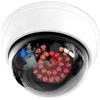 O&W Security Dome-Kamera Attrappe Schwarz