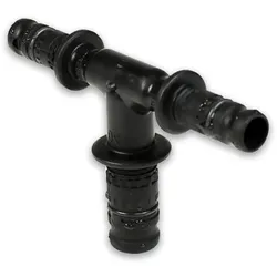 GEBERIT Mepla Press Kunststoff T-Stück Mittelabgang erweitert [16-20-16mm], Kontur G