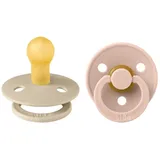 Bibs Colour 2er-Pack, Latex, Größe 1 Vanilla/Blush