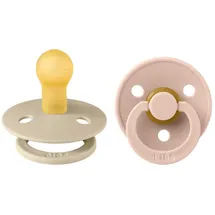 Bibs Colour 2er-Pack, Latex, Größe 1 Vanilla/Blush