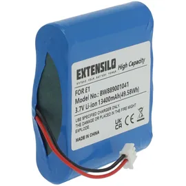 EXTENSILO Akku Ersatz für Pure E1 für digital Radio (13400 mAh, 3,7 V, Li-Ion)