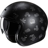 HJC Helmets HJC V31 Disney Mickey Retro Jethelm, schwarz-grau, Größe M für Männer